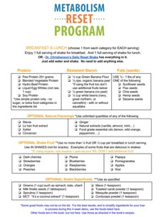 Metaboost Diet Plan Cover