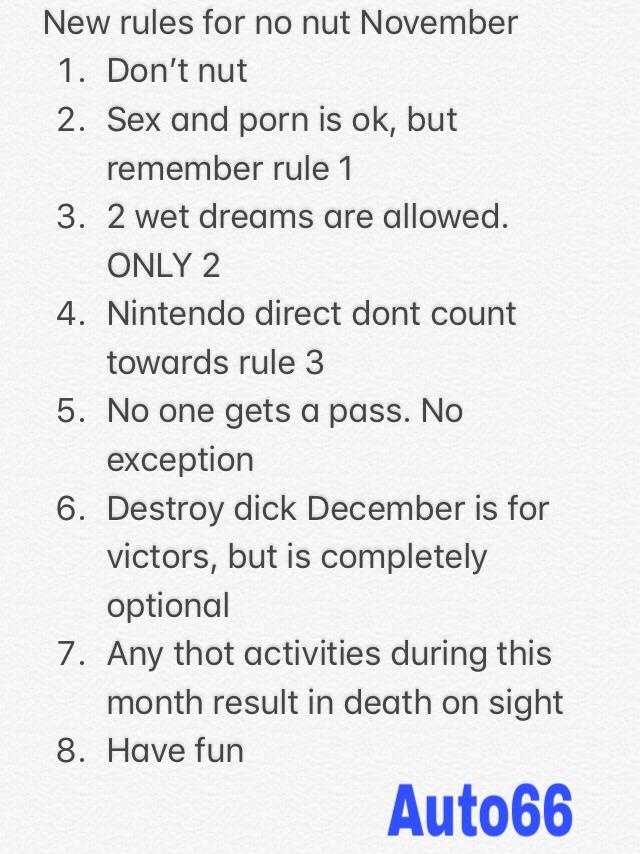 No Nut November Challenge